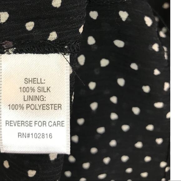 Garnet Hill Silk Dress Ruffle-Bodice Boho Peasant Sz XS oversized flowy - Picture 8 of 12